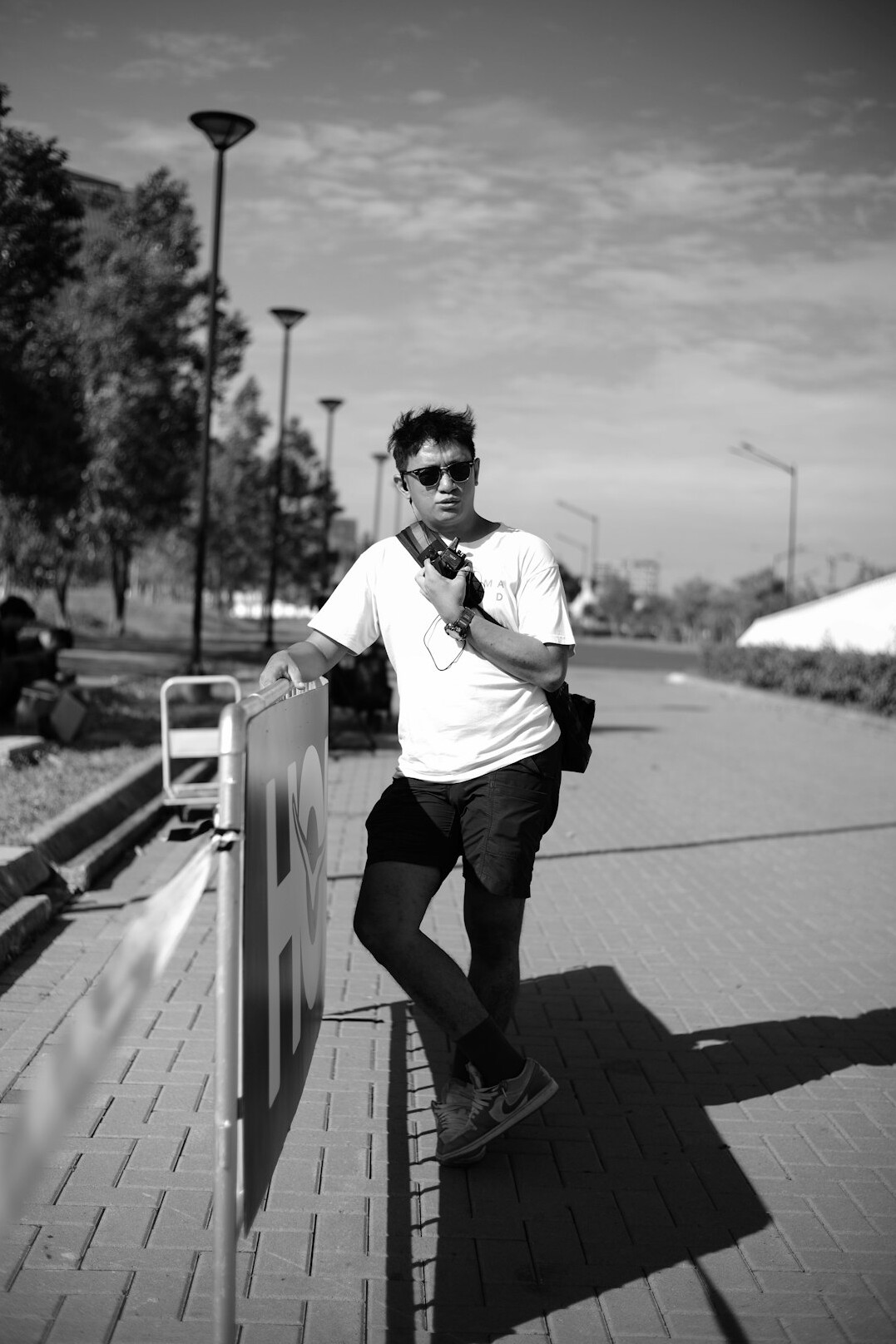 documentary photographer in street