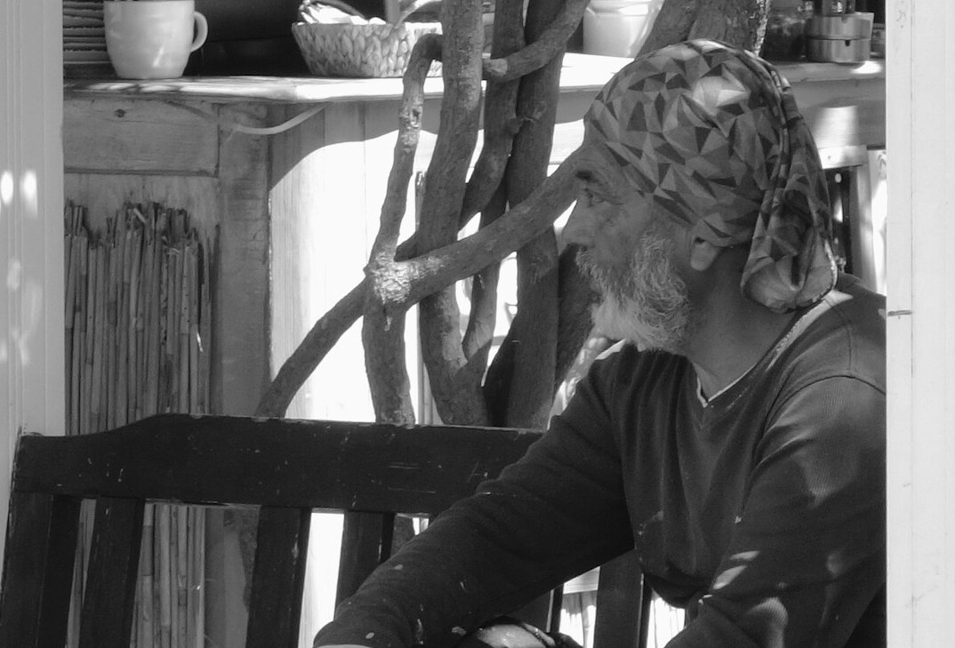 elderly polish farmer talking